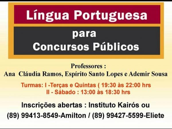 Êxito Assessoria e Instituto Kairós promovem Curso de Língua Portuguesa para Concursos