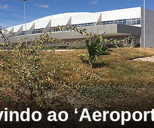 Aeroporto internacional de SRN funciona sem a mínima estrutura