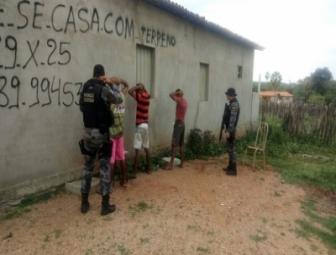 Operação Integrada na área do batalhão da PM de Oeiras efetua prisões e captura foragido da justiça